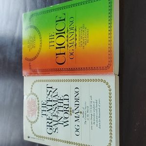 Vintage Og Mandino paperback books